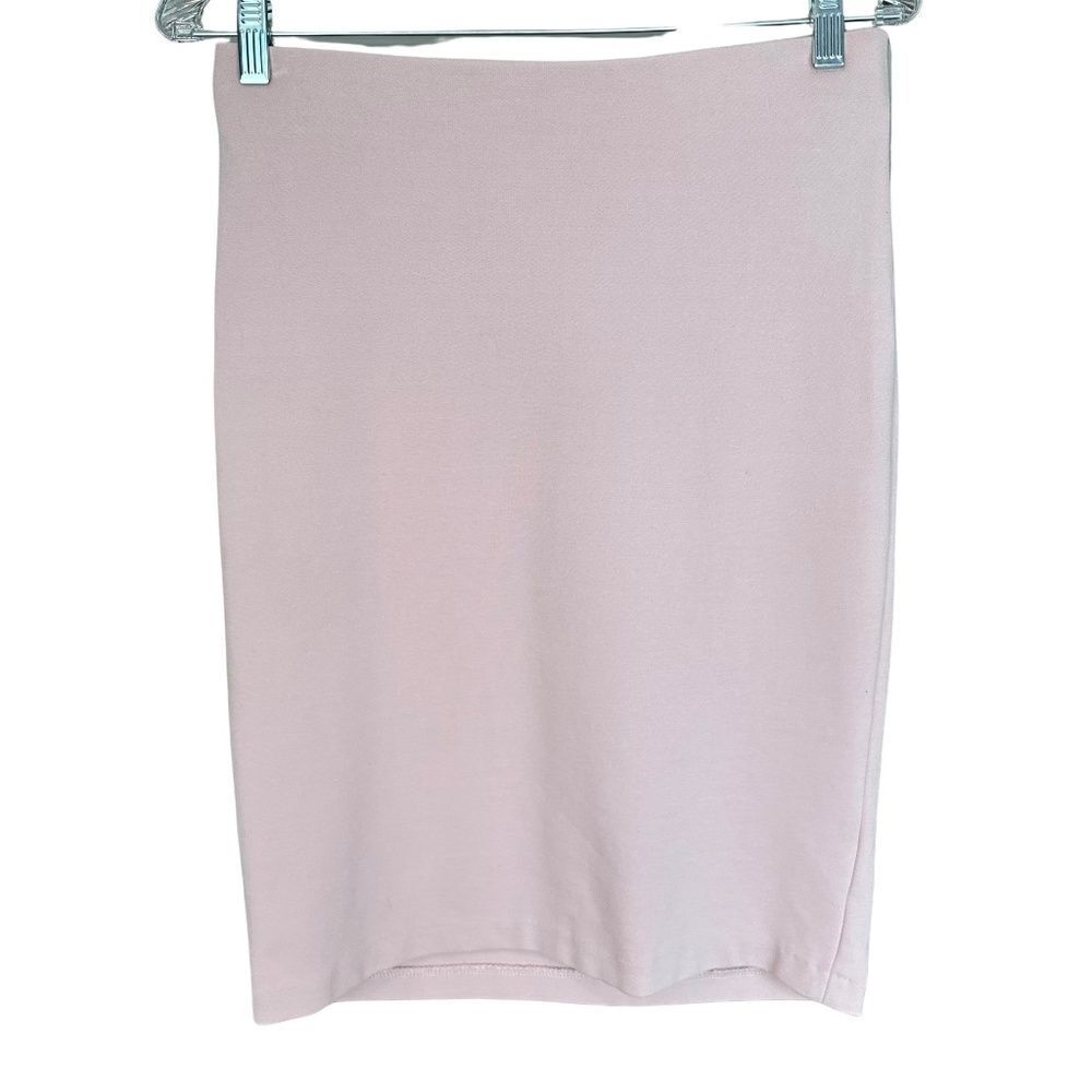 Philosophy Pencil - Skirt Stretch - Back Zip - Light Blush Pink Size 6